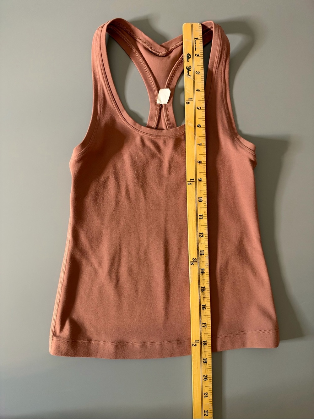 lululemon Racerback Tank Top Dusty Rose Pink Size 0 Athletic Workout - Picture 4 of 5